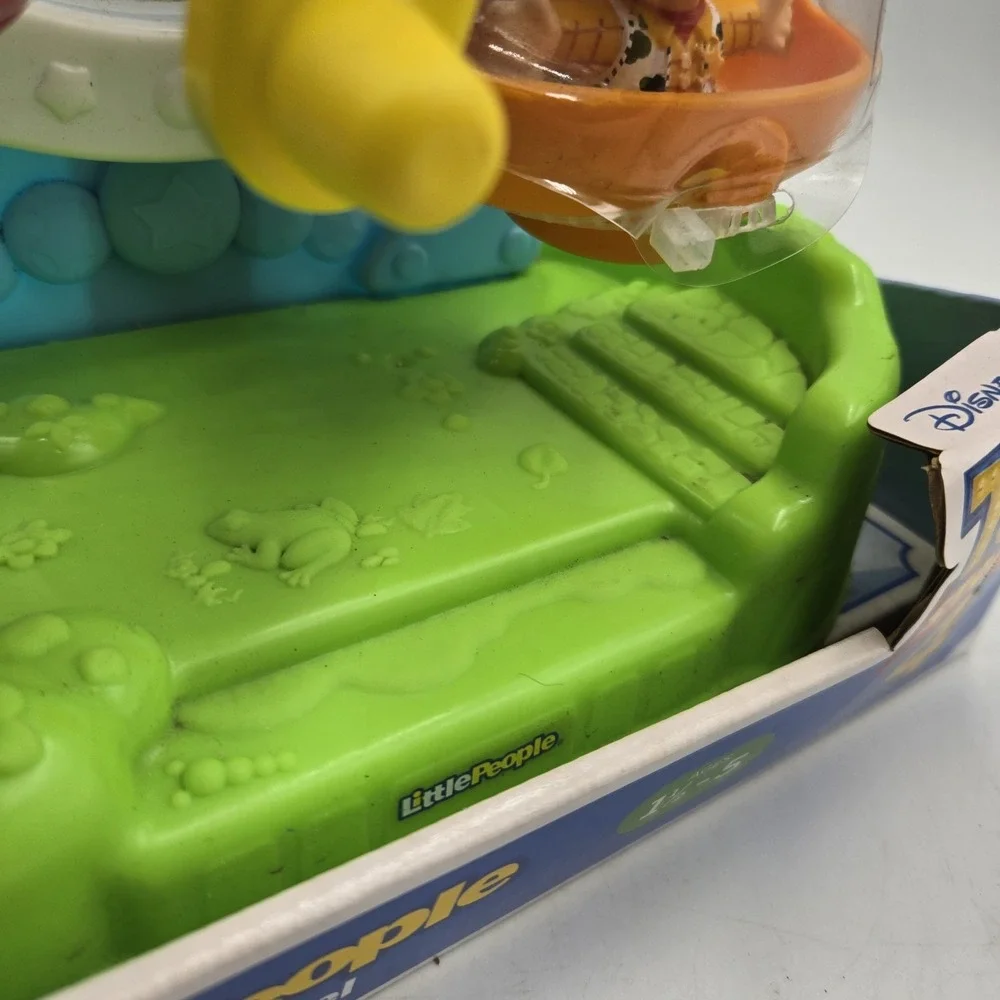 NEW NOS Little People Toy Story 4 Ferris Wheel Fisher Price Music Woody Ducky